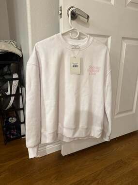 Wilo The Label Sports & Wellness Club Embroidered Oversized Crewneck Sweater